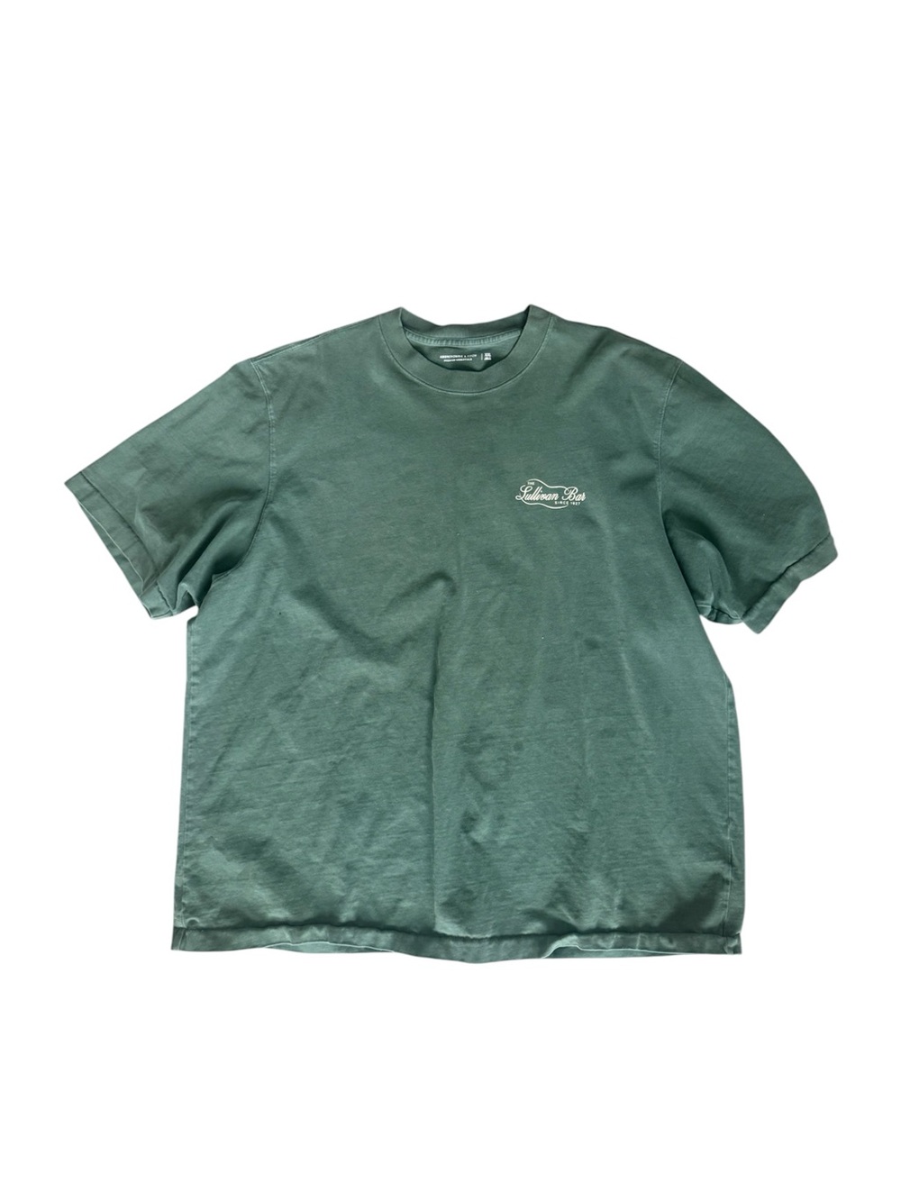 Abercrombie & Fitch Forest Green Short-Sleeve Crew Tee